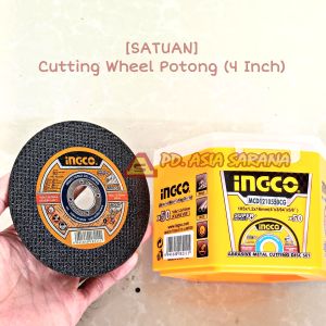 Mata Cutting Gerinda 4" Inch INGCO MCD1210550CG Disc Batu Potong Besi