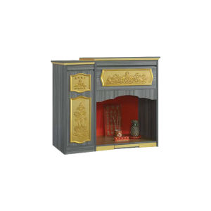 Living Mall Mabel Oriental Altar Table with Top Altar Cabinet Fire Resistant Altar Cabinet