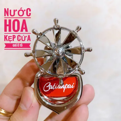 Nước Hoa Ô Tô Cánh Quạt Quay Kẹp Tinh Dầu Gắn Cửa Gió Điều Hòa Tỏa Hương Thơm N198car