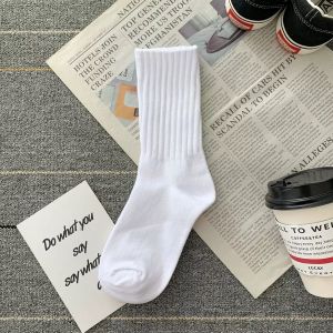 Mid-tube socks trendy socks sports socks mens and womens deodorant and sweat-absorbent socks