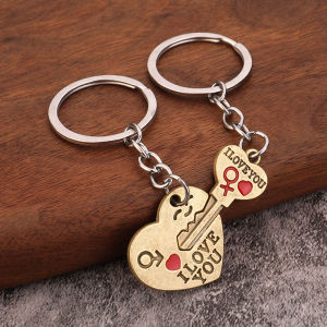 SHOPHOME - Gantungan Kunci Pasangan Couple I Love You 1 Set 2 Pcs Keychain Serbaguna KEY16