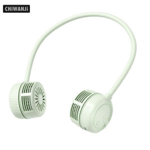 Quạt Đeo Cổ Tích Điện Gấp Gọn 1600mAH Hanging Neck Fan Mini Pin Trâu BH 12 Tháng