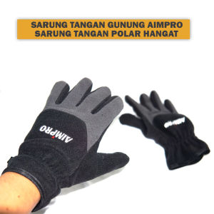 Sarung Tangan Gunung Bahan Polar Hangat - Glove - Sarung Tangan Hiking - Sarung Tangan Outdoor - Sarung Tangan Pria - Sarung Tangan Wanita