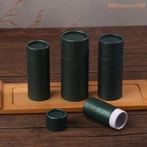 🎀【Special price】🎀Nansouf🎀 กล่องของขวัญกระดาษแข็งทรงกลมกล่องใส่ขวดเครื่องสำอางบรรจุภัณฑ์ขวดใส่น้ำมันหอมระเหยกล่องใส่ลิปสติกกล่องกระดาษคราฟท์