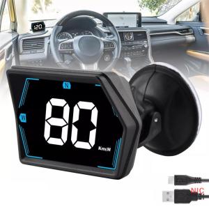 NIC Overspeed Alarm Car Accessories G20 For Car Truck Bus Digital Compass Speedometer Big Font Head Up Display Car HUD