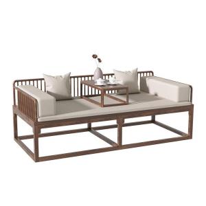 Solid wood tea table complete set of new Chinese style office teahouse teahouse reception tea table and chairs home balcony kung fu tea table