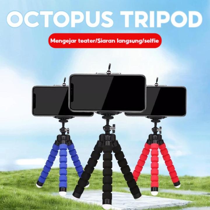 Universal Octopus Flexible Phone Holder – Portable Retractable