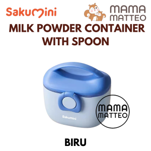 SAKUMINI Milk Powder Container With Spoon / Storage Wadah Susu Formula Bubuk Bayi Saku Mini