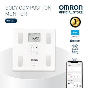 Omron Connected Body Composition Monitor HBF-222T (1 year warranty)