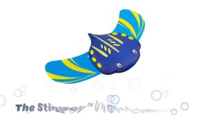 Manta Ray Diving Toy Self Propelling Floating Pool Bath Beach Mainan Air Kanak Kanak