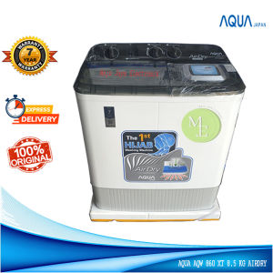 Mesin Cuci 2 Tabung AQUA QW 860 XT 8.5 KG Hijab Airdry Water Selector TUTUP TRANSPARAN