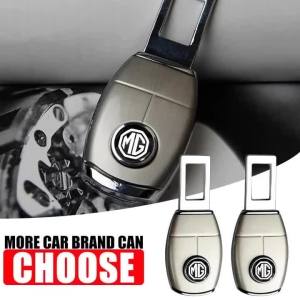 sapid Metal Seat Belt Extender Buckle Clip Shoulder Strap Plug For MG ZS MG5 MG7 MG4 EV Cyberster ONE Hector 5Q9T4