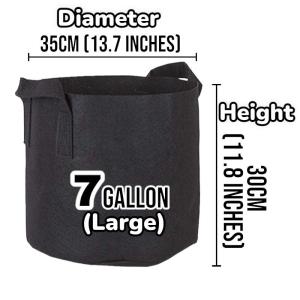 Gallon Big Plant Flower Grow Bags Pot Home Garden Potato Strawberry Fabric Vegetable Jardin Gardening Growing Pots