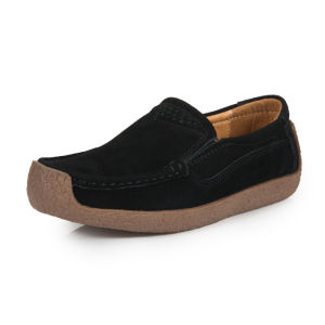 LUOXIWEI Loafers Shoes for Women Suede Leather Slip on Moccasins Flats Shoes Breathable Lightweight Boat Shoes