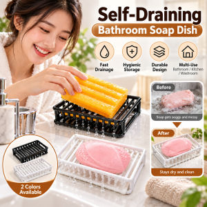 Water Draining Soap Box Home Plastic Drain Soap Box Keeps Soap Dry Soap Dish Travel Essentials