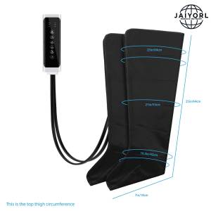 JAIYORL Leg Massager Full Airbag Wraped for Circulation and Pain Relief Air Compression Recovery System for Fast Leg Recovery Reduce Muscle Fatigue Swelling Cramping