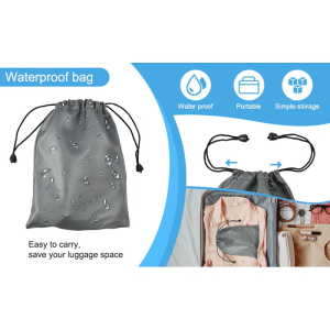 [SG Local Stock]Portable Travel Clothesline 1.8m with 12 Clips Non-Slip Elastic Laundry Drying Rope with Storage Pouch