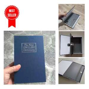 Brangkas Uang Brankas Bentuk Buku Brankas Mini Kunci Brankas Rumah Box Penyimpanan Uang Kunci