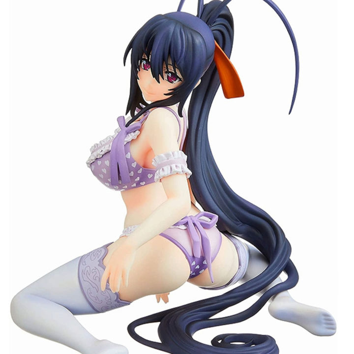 High School DxD Anime Figures Himejima Akeno Lingerie Soft Chest