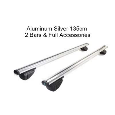 Universal SUV Car Roof-Top Rack Roof Rack Crossbars Dimension - 120cm / 135cm Maximum Weight Recommendation :100kg ( Honda Brv / Crv / Nissan X-Trail / Naza Citra / Toyota Rush / Subaru Xv / Hyundai Matrix / Perodua Kenari / Ford Ranger... )