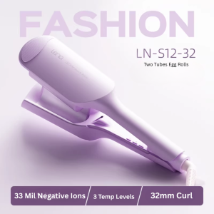 LENA Hair Curler 32mm Curling Iron LN-S18 Wave Curler Beach Waver Iron Mermaid Waves Korean Style Water Ripple Deep Wave