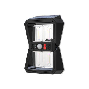 Solar Lights Outdoor Solar Tungsten Wall Lamp Waterproof LED FILAMENT BULB Induction 3 Lighting Modes for Garden Decor