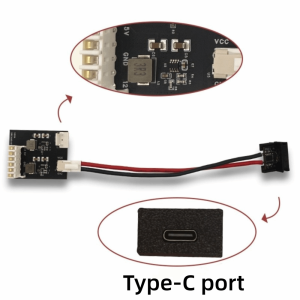 MINIFELE 262 Type-C Interface Power Board Low Power Consumption 15V 3A PSU Modification Power Supply Unit Plug-and-play Power Board Module for Dreamcast Game Console Modification