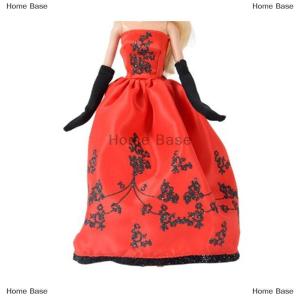 [COD] Home Base ชุดตุ๊กตาเจ้าหญิงชุดเดรสสำหรับงานเลี้ยงชุดเดรสผ้าโปร่งปักลายสำหรับตุ๊กตาขนาด11นิ้ว