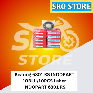 Bearing 6301RS 10BIJI / PCS INDOPART Laher Original Murah