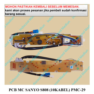 PMC-29 PCB SET / MODUL MESIN CUCI / PCB MESIN CUCI SANYO S808 (10KABEL) PMC-29