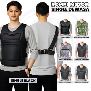 Rompi Motor Pelindung Dada Body Protector Depan Saja- Rompi Single Dewasa