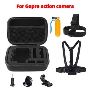 GoPro Action Camera Accessories Set selfie stick Mount For GoPro Hero 12/11/10/9/8/7/6/5/4/3+/3 Sports Cam Kits