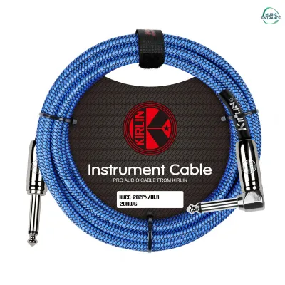 Kirlin IWCC-202PN Instrument Cable สายแจ็คกีตาร์ สายแจ๊ค แบบถัก ใช้ต่อกับกีตาร์ไฟฟ้า กีตาร์เบส หรือโปร่งไฟฟ้า