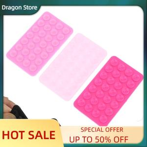 Dragon แผ่นดูดติดด้านหลัง1ชิ้นแผ่นซิลิโคนสองด้านสำหรับยึดติดกับโทรศัพท์มือถือ