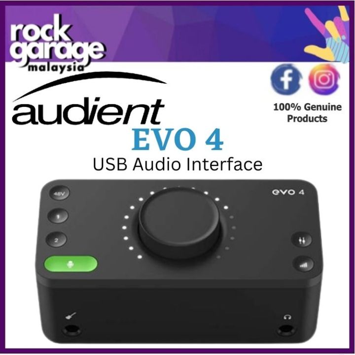 Audient EVO 4 USB Audio Interface (EVO4/EVO4) Lazada