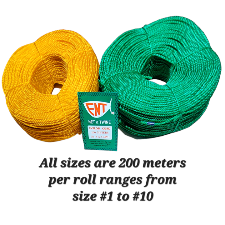 Nylon rope/nylon cord/nylon twine/lubid/tarps and tie/fishing