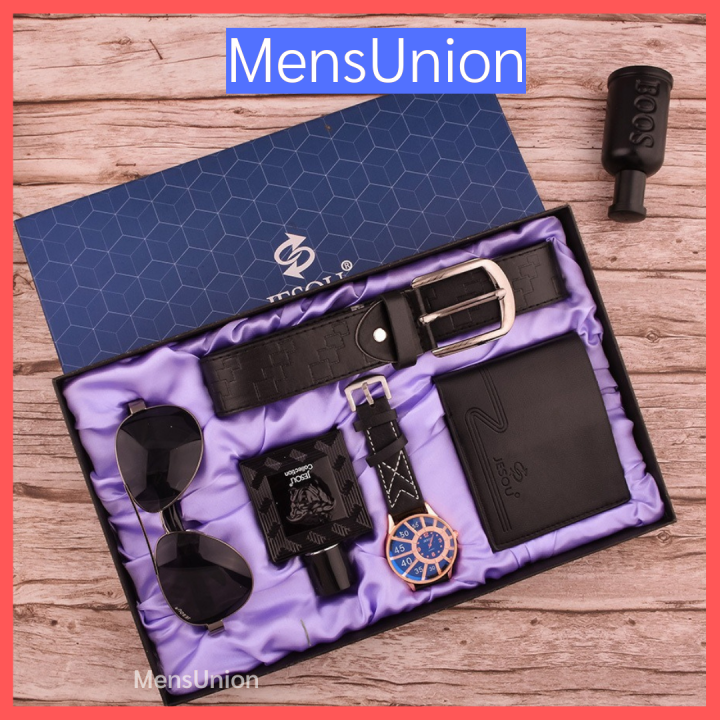 Perfume Wallet And Watch Set For Him Malaysia Stock] Gift Set For