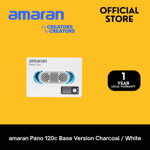 amaran Pano 120c Base Version Laptop-sized 120W RGBWW full-color panel light for larger scenes and wider coverage