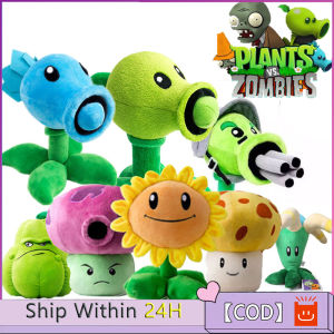[Happy Shopping Time]✅Ready Stock✅20cm Plants vs. Zombies Plush Toys Variety of Plant Dolls Pea Shooter Pepper Plush Dolls Childrens Toy anak patung comel plushie 植物大战僵尸毛绒玩具