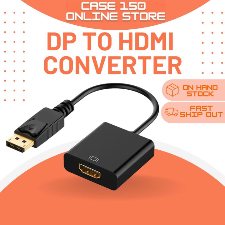 Display Port DP Male to HDMI Female Converter 4K 1080p HD Adapter