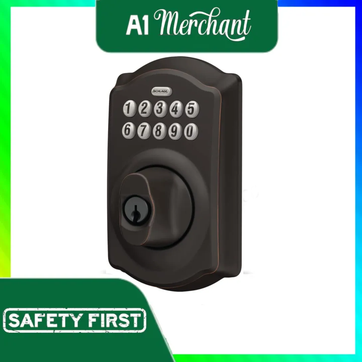 Schlage BE365CAM716 Keypad Deadbolt easy to install Door lock Lazada PH