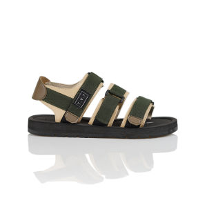 TVF Footwear - Sandals - Reiwal Hitam Krem Hijau