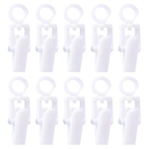 Small Curtain Clip Rotatable Plastic Hook Plastic Towel Clip Hat Clip Shoe Clip Multipurpose Curtain Hangers for Hats