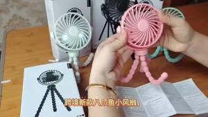 aby Stroller Fan Clip Portable Tripod Travel Car Seat USB Rechargeable Battery 5200mAh Strong Wind82026