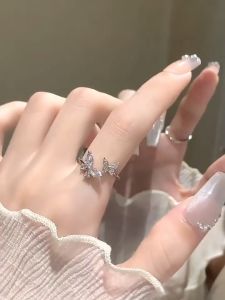 Cincin Rama-Rama🦋开口可调节蝴蝶戒指 Adjustable Butterfly Ring 女生小众轻奢高级感 Korean Style Fashion Jewelry Gift