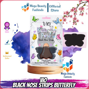 VIO Butterfly Pore Black Nose Strip (3 sheets) | Pore Strip | Masker Komedo