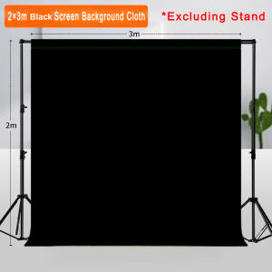 Green Screen Background Cloth 2x3 Meter - Smooth Fabric - Easy Setup - Suitable for Photography and Video Production Indoor Use