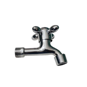 Keran Kran Air Tembok Kamar Mandi Besi Chrome 1/2 inch Baling Nahkoda Putar