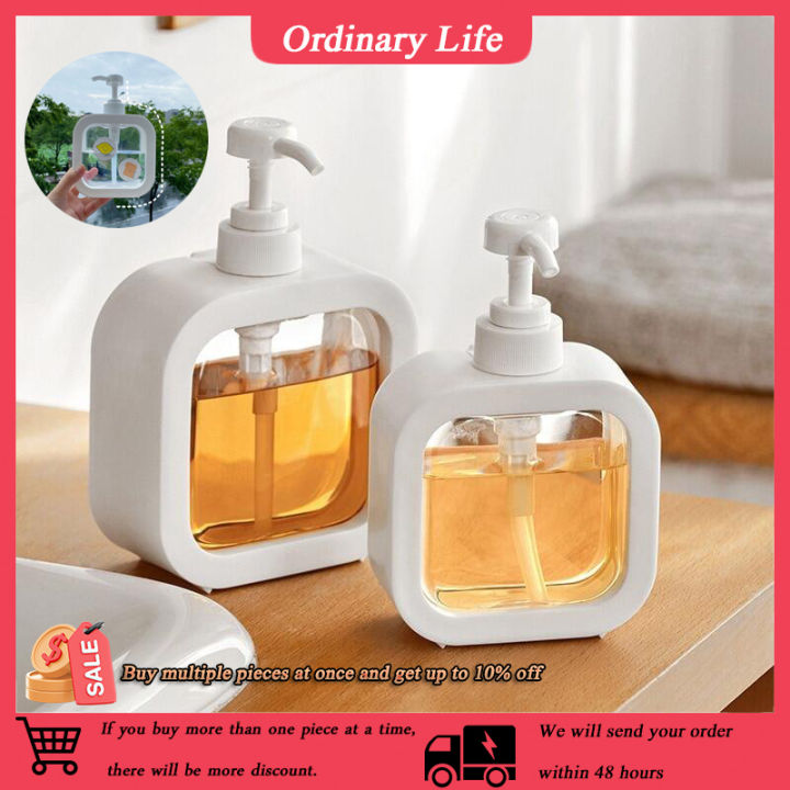 【in Stock】clear Plastic Pump Bottles Plastic Material Soap Dispenser Hand Sanitizer Shower Empty