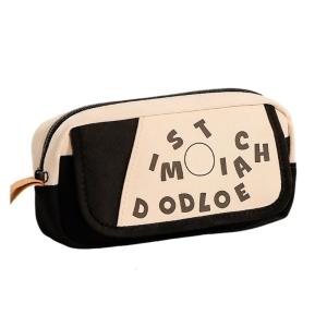 Large Vintage Pencil Case High Capacity Pen Organiser with Multiple Pocket For Student School Classroom Office Supplies